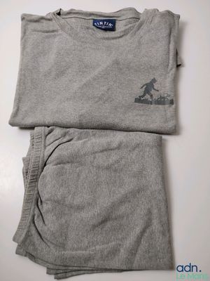 a close up of a pair of pajamas on a table