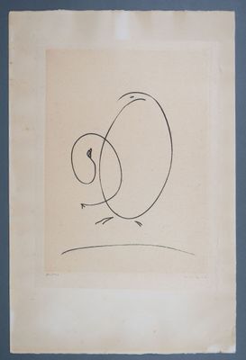 Max ERNST (1891-1976) "Tout en un plus un" (1971)