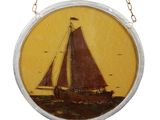 a picture of a picture of a sailboat in the water