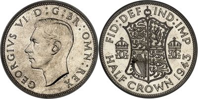 a close up of a coin with a crown on it