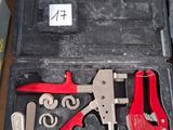 a tool kit in a case on the floor