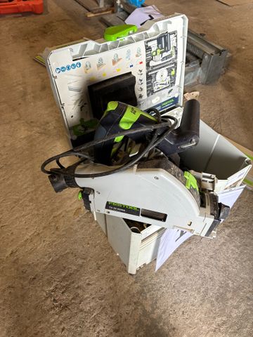 Scie circulaire plongeante FESTOOL avec rallonge