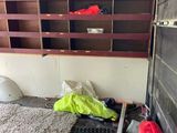 an image of a room with a lot of stuff on the floor