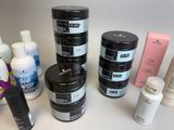 many different types of beauty products on the table