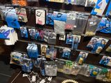 many items on the shelves in the store for sale