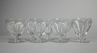 BACCARAT, modèle Talleyrand. Partie de service en cristal co…