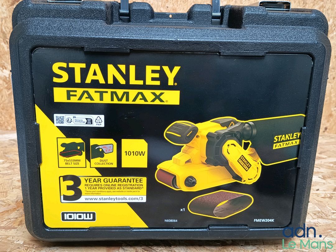 coffret ponceuse à bande filaire STANLEY FATMAX - Retour cli…