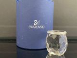 bougeoir en cristal Swarovski avec coffret bleu