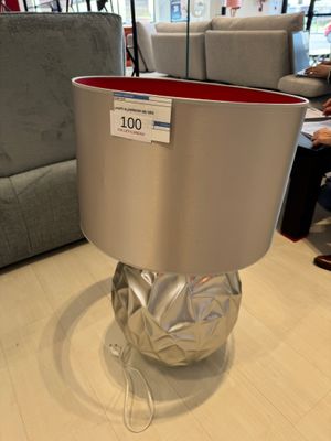 Lampe ORIGAMI Aluminum Abat-jour gris/rouge