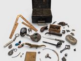 a lot of items that are sitting on a table