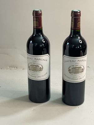 2 bouteilles Château MARGAUX 2012