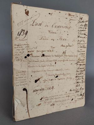 un gros plan d'un morceau de papier sur lequel on a écrit