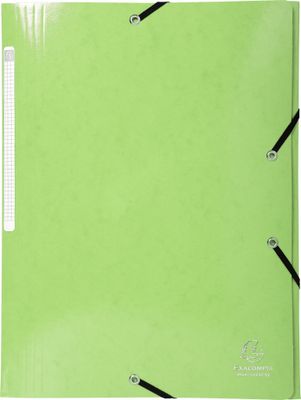 EXACOMPTA - Chemise 3 rabats Iderama - Vert Anis - Maxi Capa…