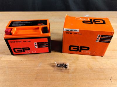 Batterie pour moto et scooter GP-PRO GTX9-BS gel 12V 59Ah.
