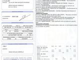 a close up of a sheet of paper with information on it