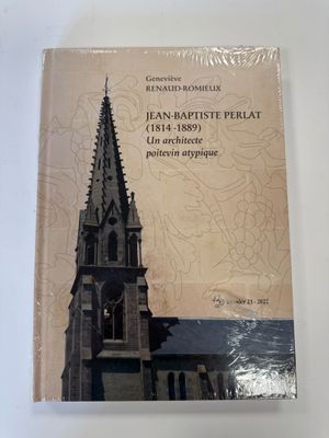 an image of a book with a picture of a church on it