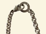 an image of a silver chain bracelet with a clasp