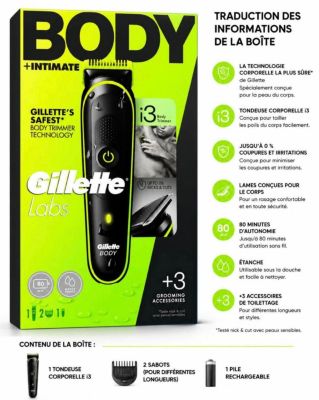 a box of shavers with instructions and instructions on it