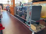 a shelf that has some items on it in a store