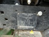 a close up of a vehicle ' s engine and control panel