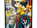 an image of a painting of a woman with a hat and other people