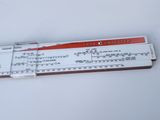 a ruler that is sitting on a table