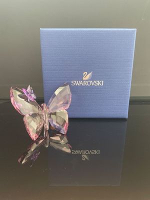 figurine papillon en cristal Swarovski avec son coffret