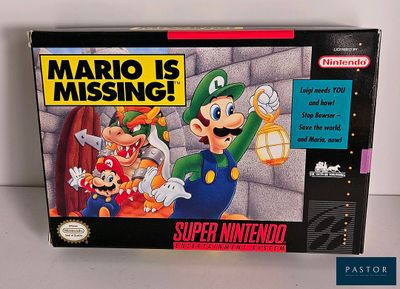 an image of a box of mario is missing on a table