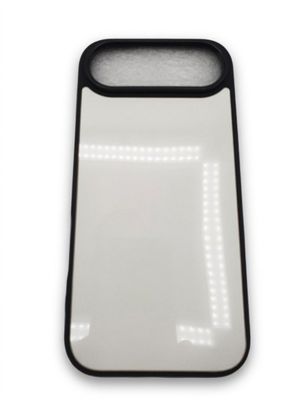 a close up of a cell phone case with a light on it
