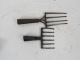 four different types of garden tools on the table