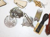 a lot of metal items that are on a table