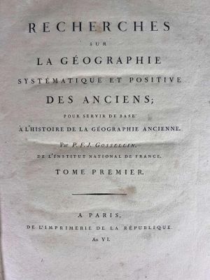 [Afrique] Gosselin, de l'Institut National de France.
