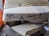 a close up of a motorcycle engine with a sticker on it