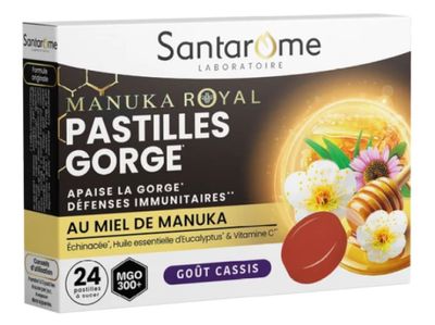 Pastilles Sanita Royal Gorgoe, 24 sachets