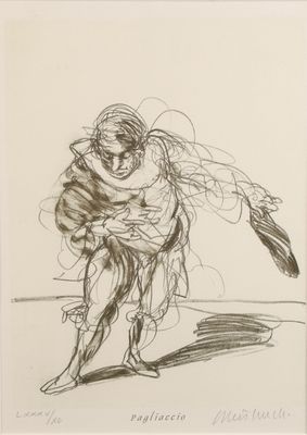 une image représentant un dessin d'un homme tenant un frisbee