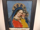 an image of a painting of a woman holding a child in her arms