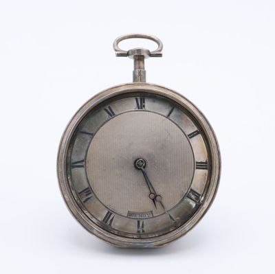 LEROY Montre de poche en argent à sonnerie XIXème siècle