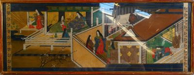 a picture of a picture of a painting on the wall
