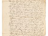 un ancien manuscrit comportant des inscriptions sur fond blanc