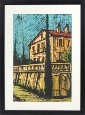 Bernard BUFFET (1928-1999) Ma maison (Saint Tropez) - 1979 L…
