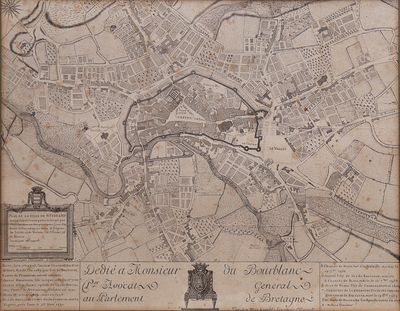 an old map of the city of london in the 17th century