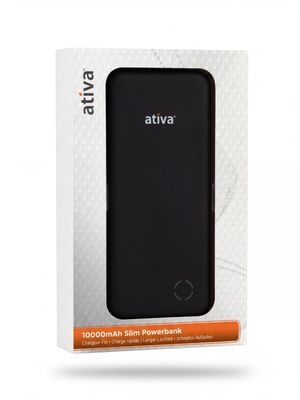 an image of a box with a black power bank inside of it