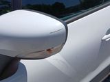 an image of a side view mirror of a car