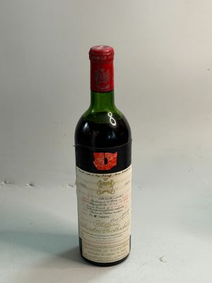 1 bouteille Château MOUTON ROTHSCHILD 1972 1er GCC Pauillac …