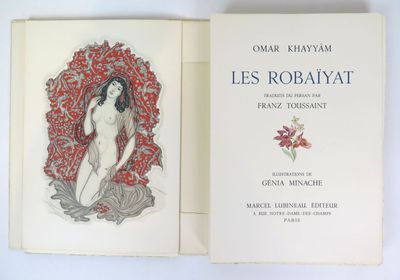 an open book with a drawing of a nude woman on it