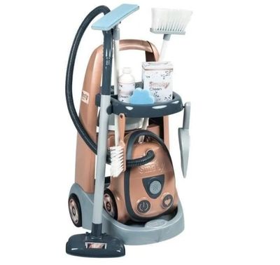 SMOBY - Rowenta - Chariot de Ménage + Aspirateur - Jouet d'I…