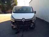 a white van that is parked in a parking lot