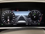 the dashboard of a car with a digital display showing the speed of a car