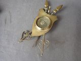 a clock that is sitting on top of a table