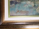 a picture of a painting on the wall of a room